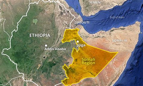 Ethiopia Somali Region Map