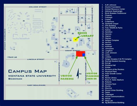 Exploring Montana State University Map A Guide To Navigate Campus