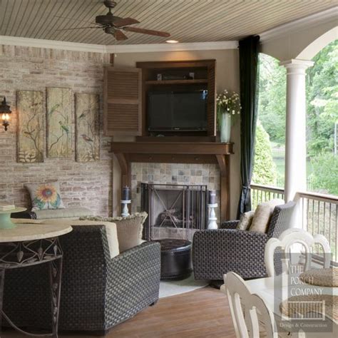Porch Fireplace Mantel Choices Louvered Shutters