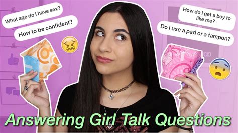 Answering Questions You Re Too Afraid To Ask Your Mom Girl Talk Just Sharon Youtube