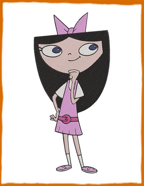Isabella Garcia Shapiro Phineas And Ferb Fill Embroidery Design