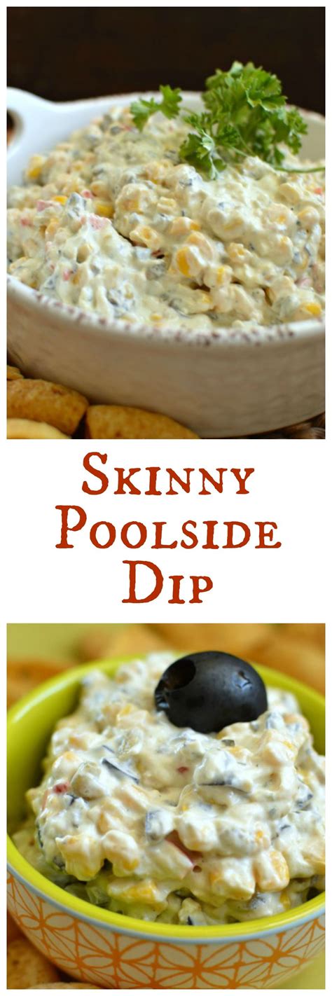 Ranch dip is creamy and amazing filled with so much flavor. Thank goodness this Poolside Dip is skinny because I'm ...
