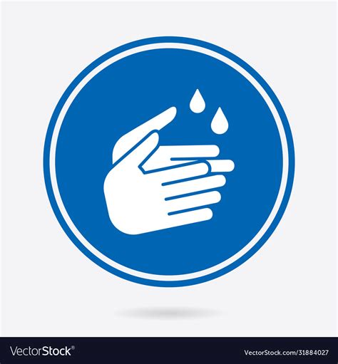 Wash Hand Icon Vlr Eng Br