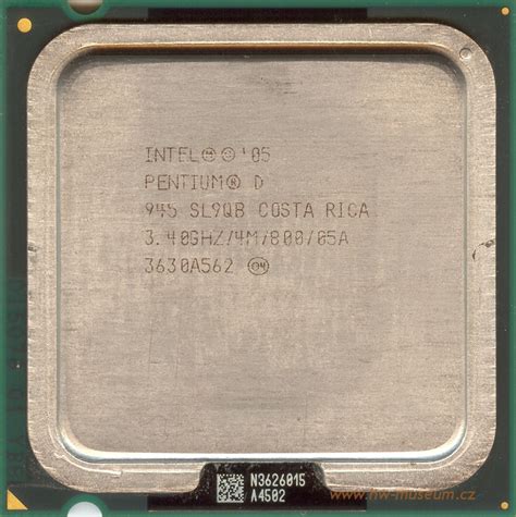 Intel Pentium D 945 Hardware Museum