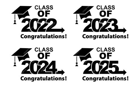 Premium Vector 2022 Graduate Student Class 2022 2023 2024 2025