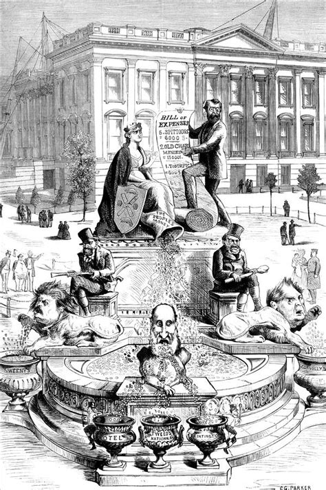 1800s 1871 political cartoon by c g photograph by vintage images