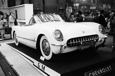 In 1953 A Prototype Chevrolet Corvette Sports Car Makes Its Debut At