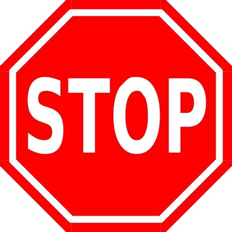Stop Sign Clip Art Road Signs Stop Sign Sticker Sign