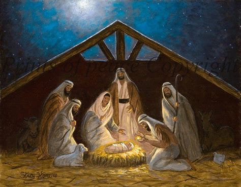 Nativity Scene The Most Wonderful Time Of The Year Pinterest