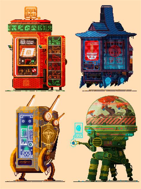 Kenze Wee Hon Ming Cyperpunk Vending Machines Ii Animatedcityscapes