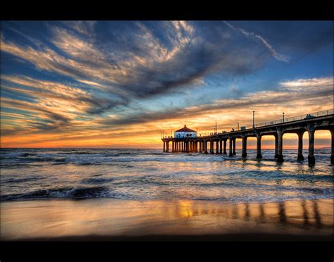 Partial solar eclipse visible in manhattan beach on jun 10 june solstice (summer solstice) is on sunday, june 20, 2021 at 11:32 pm in manhattan beach. Manhattan Beach Pier Sunset | Flickr - Photo Sharing!