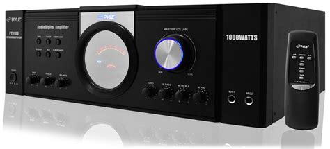 Pyle Pt1100 4 Ch Home Theater Power Amplifier System Hybrid Stereo