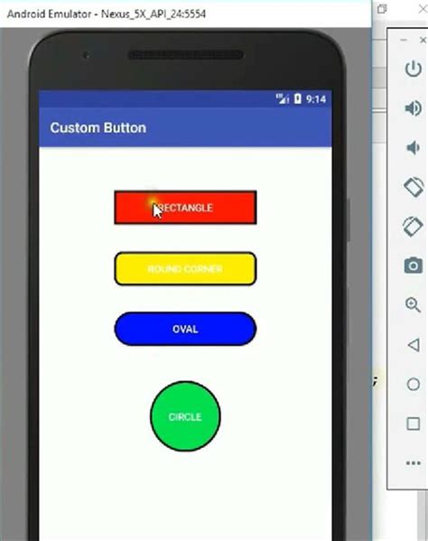 Language to develop android applications. Custom Buttons In Android Using Android Studio