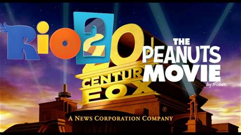 20th Century Fox Fanfare Mashuprio 2 And The Peanuts Movie Youtube
