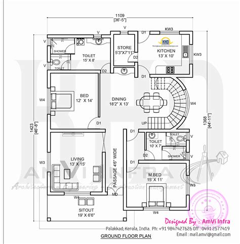 Best Ground Floor House Plan Floorplansclick