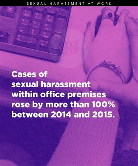 these uncomfortable statistics show how sexual harassment thrives at the workplace