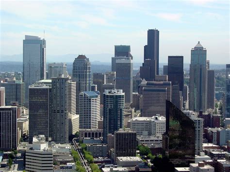 Seattle Skyscrapers Tumultuouswoman Flickr
