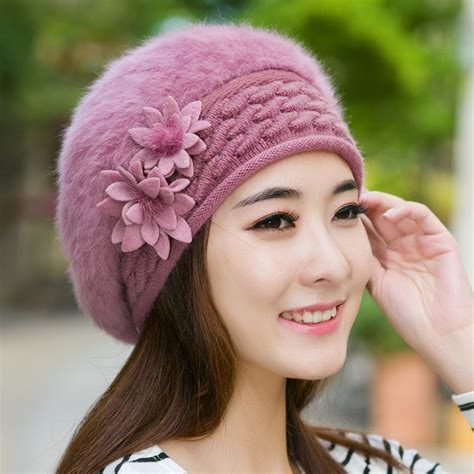 New Winter Beanies Knit Womens Hat Winter Hats For Women Ladies Beanie
