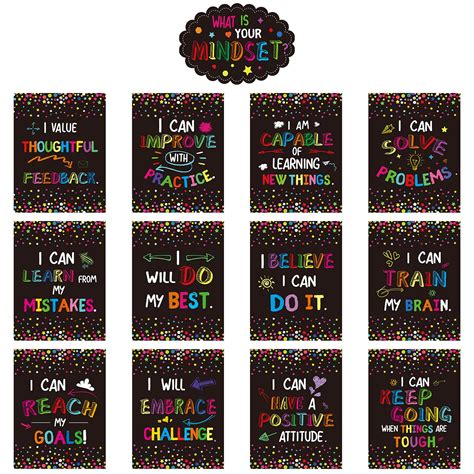 Buy Growth Mindset Bulletin Board Display What Is Your Mindset S For Classroom Decorations
