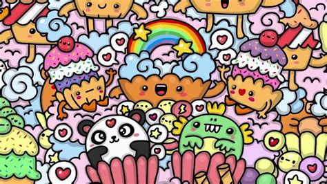 Kawaii Cupcake World Kawaii Graffiti And Cute Doodles Youtube