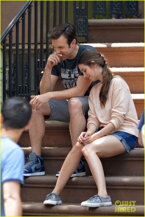 Jason Sudeikis Alison Brie Look Tired After Filming Movie Scene For Sleeping With Other