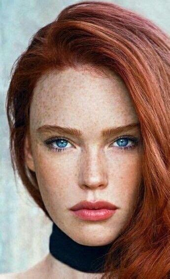 blue eyed red haired vixen 👀 beautiful freckles beautiful red hair gorgeous redhead