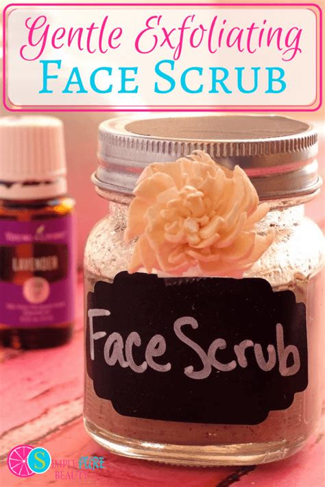 easy diy exfoliating face scrub recipe exfoliate face exfoliating face scrub face scrub recipe