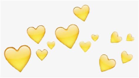 Emoji Emojis Tumblr Hearts Edit Emojisstickers Heart Iphone Yellow