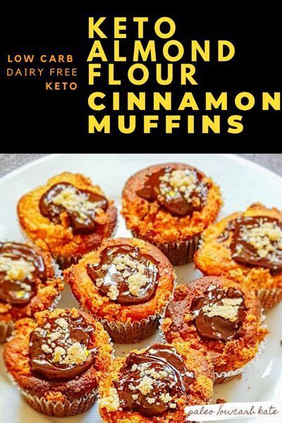 Keto Almond Flour Cinnamon Muffins Gluten Free Dairy Keto And Low