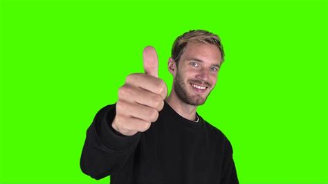 Pewdiepie Reaction Green Screen Gjfgt Youtube