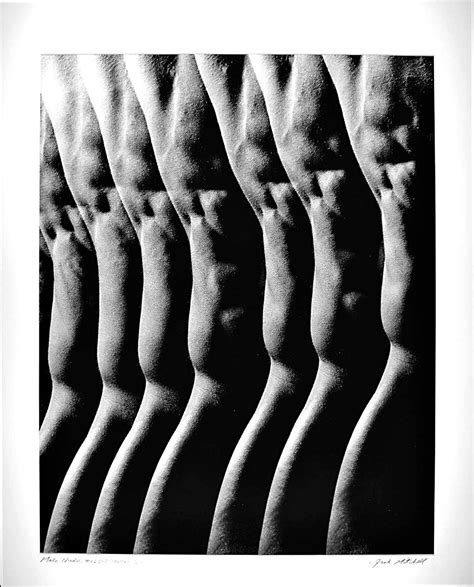 Jack Mitchell Male Nude From Numbered Nudes Series Multiple Exposure Signed Exhibition Print