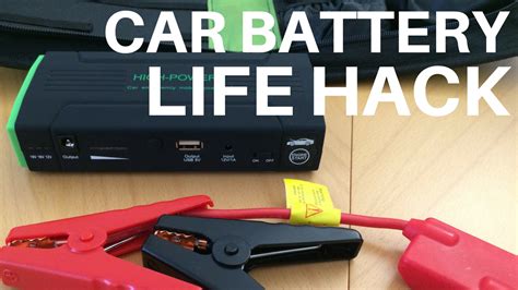 Car Battery Life Hacks - YouTube