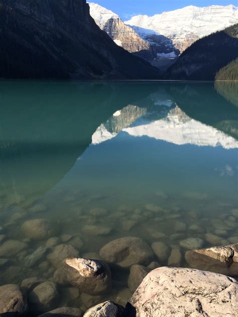 Reflections Lake Louise Canadian Rocky Mountains Canada Travel