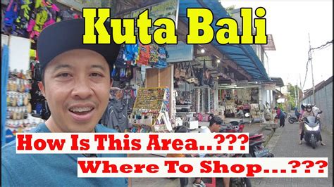 How Is This Area In Kutawhere To Shop Kuta Bali Situation At The Moment Youtube