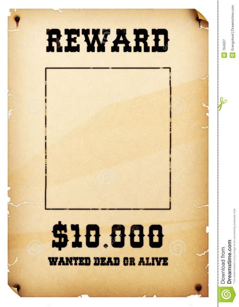 Free Old Western Wanted Posters Wanted Poster Royalty Free Stock