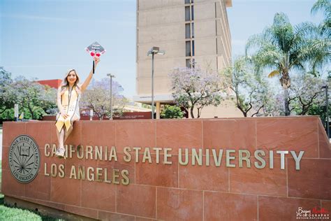 Csula California State University Of Los Angeles Grad Portrait Photoshoot Aria Bryan