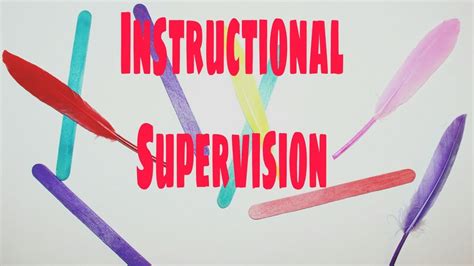 Instructional Supervision By Teacher Espie Youtube