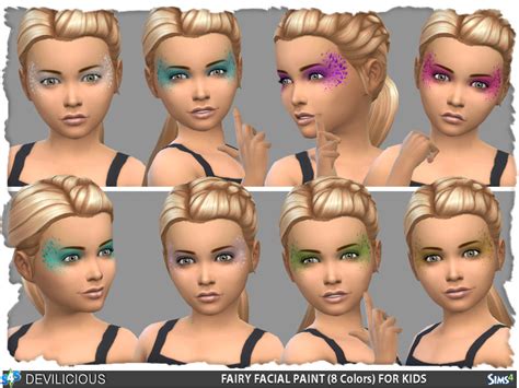 The Sims Resource Fairy Face Paint For Kids
