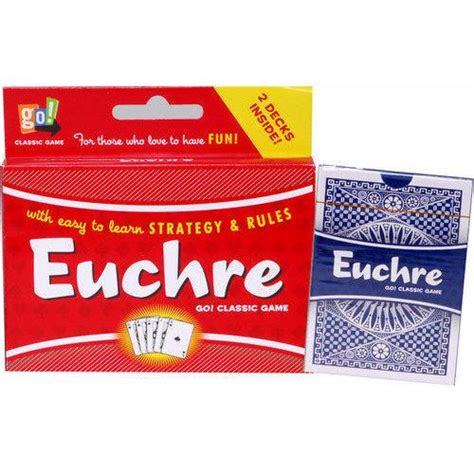 A deck of cards is small and portable, the games challenge the mind, and the art printed on them is attractive to the eye. Euchre 2 Deck Card Game | Card games, Two person card games, Fun card games