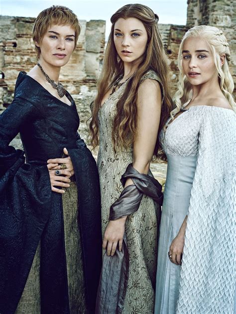 Ladies Of The Got Lena Headey Natalie Dormer And Emilia Clarke