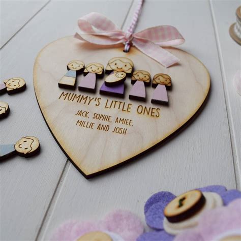Celebrate in style with best personalized mothers day gift hampers this year 2021 from photobook canada. Personalised Mother's Day Keepsake Heart By Just Toppers ...