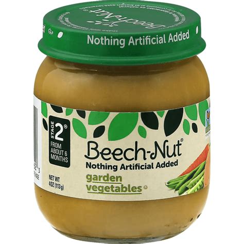 Joel is fond of telling anyone who will listen that when purchasing honey, make sure to read the label! Beech Nut Garden Vegetables, Stage 2 (from About 6 Months ...