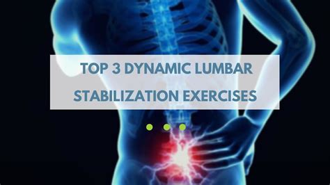 Top 3 Dynamic Lumbar Stabilization Exercises Precision Movement