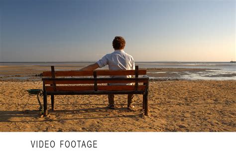 Man Sitting Alone On The Beach High Quality People Images ~ Creative Market
