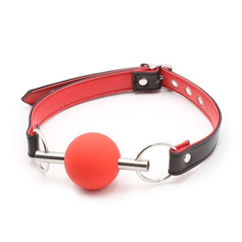 Rubber Ball Gag Red Rated R Tabu Adult Boutique