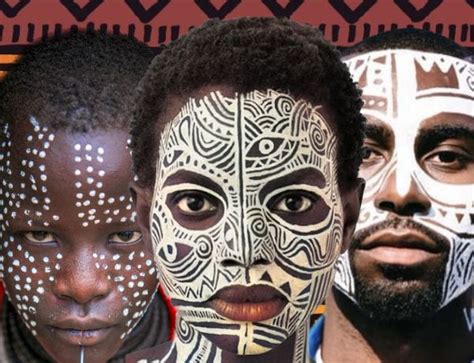 Traditional African Face Painting Designs Talkafricana