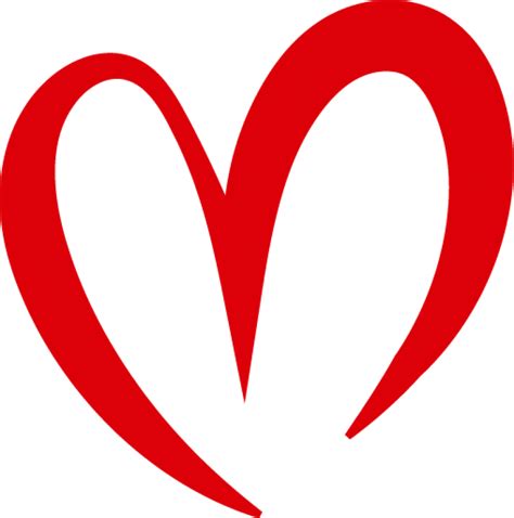 Curved Red Heart Outline Png Image Purepng Free Transparent Cc0 Png