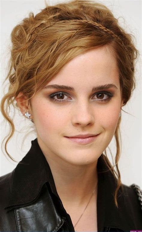 Emma Watson Hairstyles Cute Braided Hairstyle For Long Hair