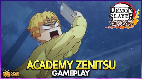 Demon Slayer Academy Zenitsu Youtube