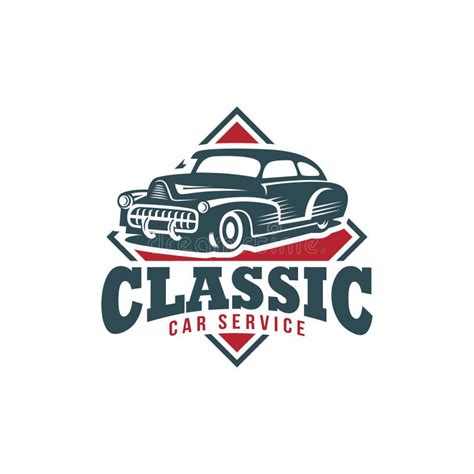 Classic Car Vector Template Stock Vector Illustration Of Speed